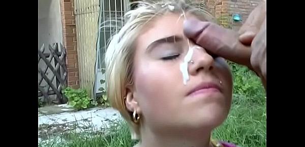  german teen picked up for massive facial in public